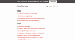 Desktop Screenshot of mherman.org